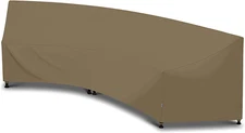 SunPatio Outdoor Curved Sectional Sofa Cover 190", Heavy Duty Waterproof Patio x
