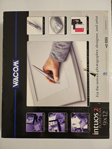 Wacom INTUOS 2 PLATINUM 9x12 Pen Tablet Still Works Missing Pen - Picture 4 of 4