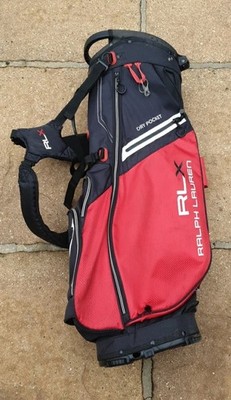 Ralph Lauren RLX Golf Standbag rot/schwarz SIEHE BILDER DEFEKT STÄNDER
