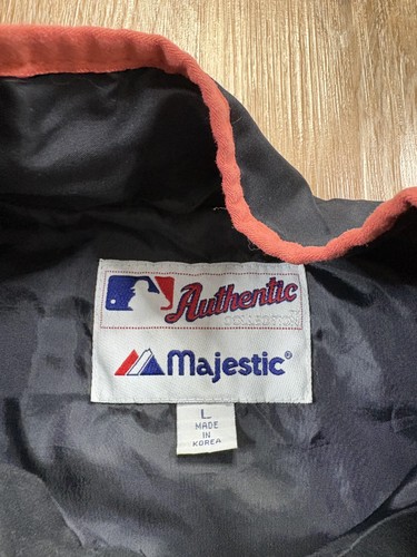 San Francisco Giants Jacket Mens Large MLB Baseball Pullover Majestic - Picture 3 of 8