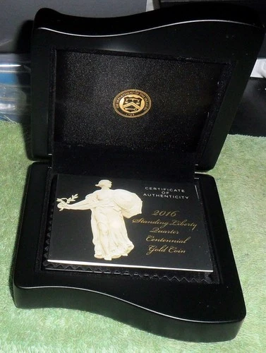 JB RFM 78716 Standing Liberty Centennial Gold Coin Case and COA – United States