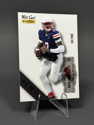 Malik Willis 2022 Wild Card Matte #MB-86 RC /100 Miami Dolphins QB