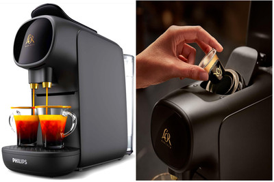 Philips L'OR Barista Sublime Kapsel-Kaffeemaschine, Doppelter Espresso, 1 oder 2