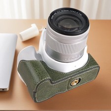 For Canon EOS 200D 200D  Camera Bag Leather Dock Case Base Protection Cover Shel