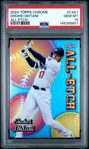 146388651 Shohei Ohtani 2024 Topps Chrome #CAE-1 All Etch PSA 10
