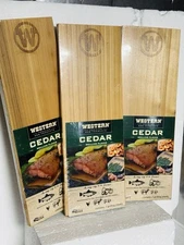 Western Cedar 6 Grilling Planks (3 Packages 2 Each) NEW Sealed