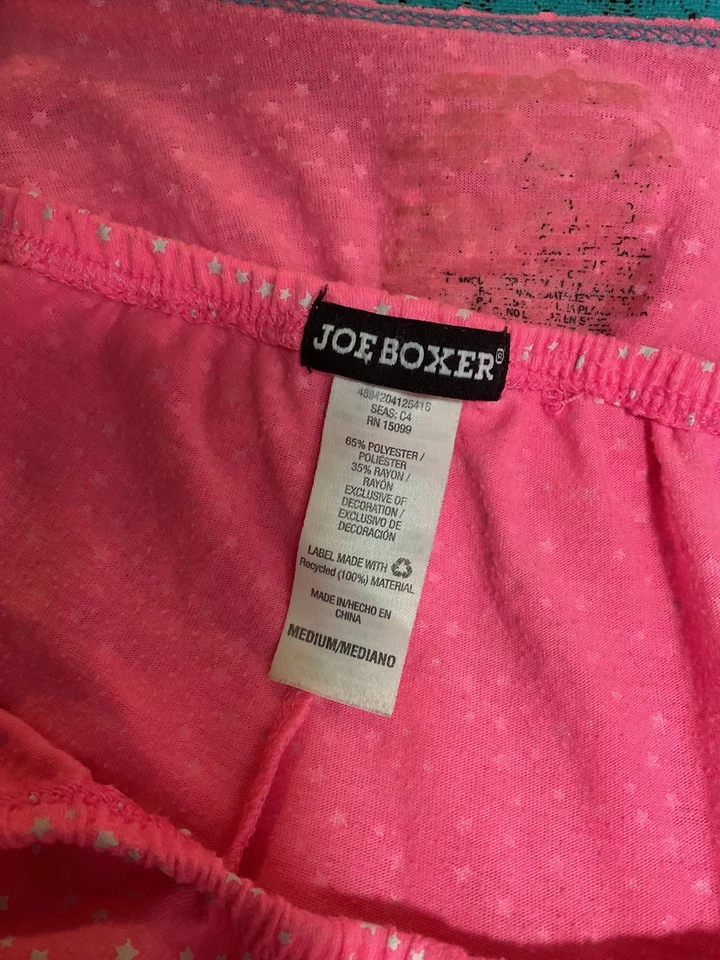 Mujer "Joe Boxer" Muñeca Bebé Rosa PJ's Talla M Foto 4 de 4