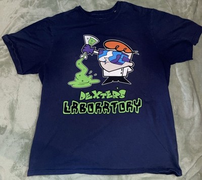 Dexters Laboratory T-shirt Cartoon Network Tee 2XLT by Body Rags  C-18