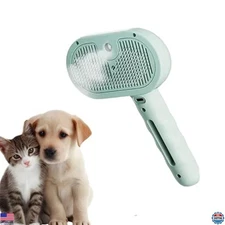 Rechargeable USB-C Pet Steam Brush for Dogs & Cats – Effective Grooming Tool