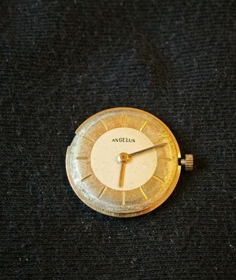 Altes mechanisches Angelus Uhrwerk Armbanduhrwerk 