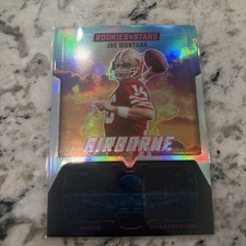 2025 Rookies & Stars Joe Montana Airborne Silver Prizm #12 HOF 49ers