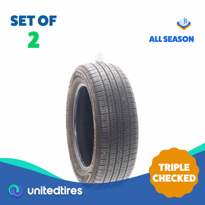 Set of (2) Used 215/60R17 Kumho Solus TA51 96H - 7/32
