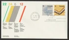 Canada #582p-585p, World Science, Pair, Tagged, First Day Cover, FDC 1972