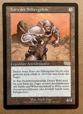 MTG Karn der Silbergolem / Karn Silver Golem   Urzas Saga 1998 Deutsch Rare