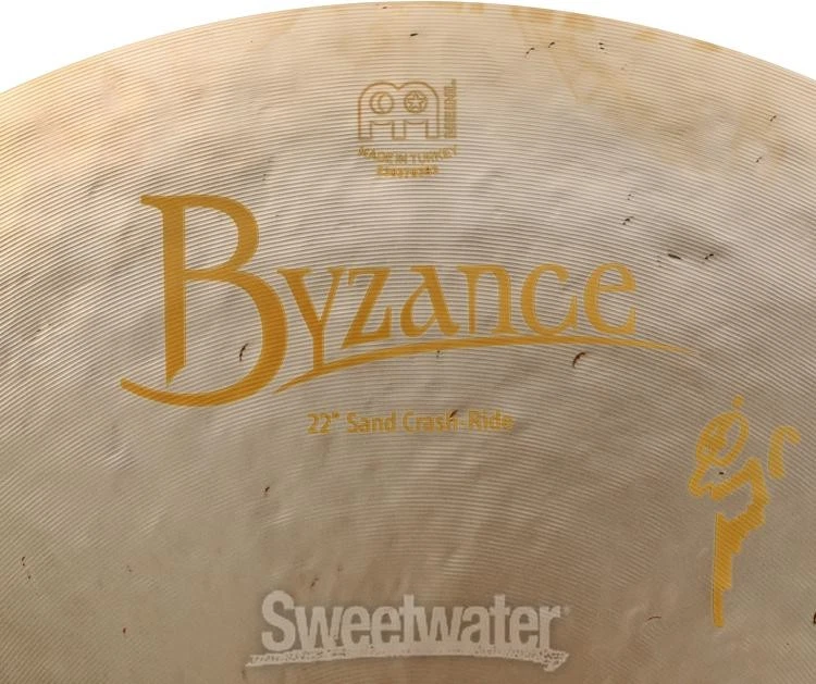 Platillo Meinl Byzance Vintage Sand Crash-Ride - 22" Foto 3 de 4
