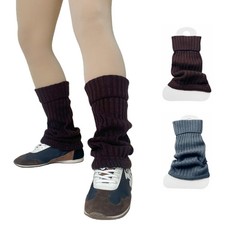 2-Pair Womens Fall Winter Knit Slouchy Leg Warmers Fold-Over Loose Cozy Bo...