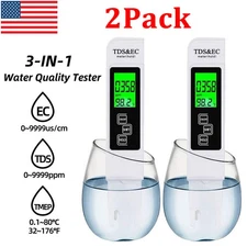 TDS Meter Digital Tester Water Quality Testing Kit for Drinking Water 0-9990ppm
