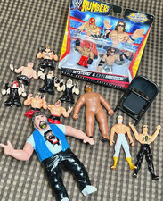 Lot of WWE Thumbpers Rumblers Thumb Wrestlers Captain Lou Albano Action Figures