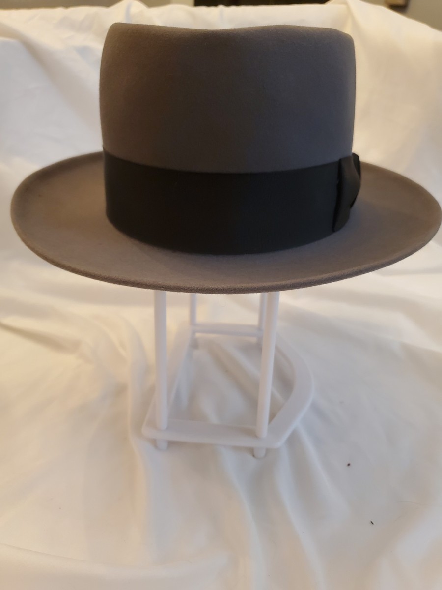 Vintage 1940s Royal Stetson Wool Fedora Size 3/4 Wide Oval With