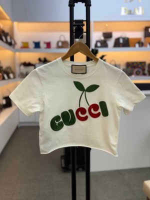 T-shirt à manches courtes avec logo cerise Gucci, vendre taille XXS, 644668