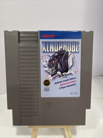 Xenophobe NES Video Game 1988 Authentic W/ OEM Nintendo Rental Case