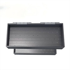 Square Shower Caddy with Double-Layer in Black