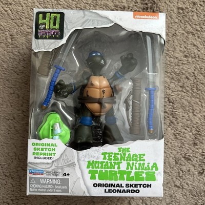 Teenage Mutant Ninja Turtles Leonardo Original Sketch Action Figure New Sealed 