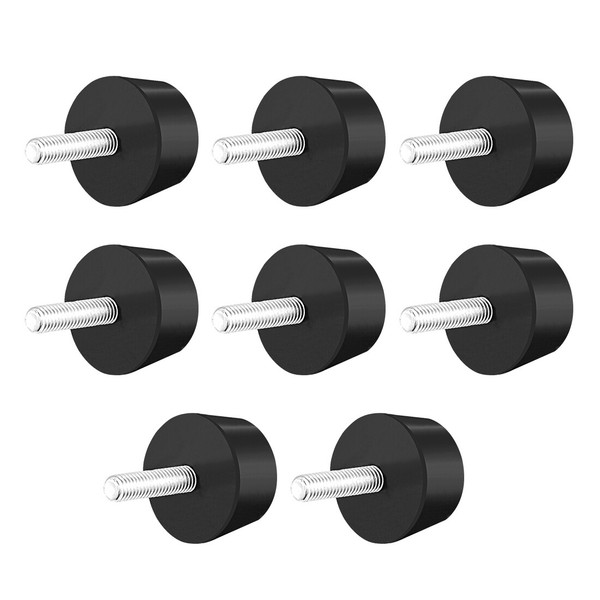 8Stk Gummipuffer Silentblock SchwingungsdäMpfer Anschlagpuffer M8 Ø38Mmxh30Mm-image