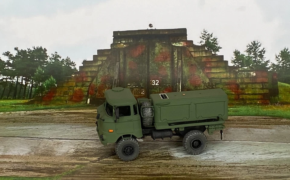 AG-3 auf W 50 LA, 1:72 Plastmodell - Bild 2 von 4