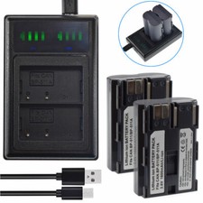 2pcs BP-511 BP-511A Battery charger for Canon EOS 40D 50D 5D 20Da BP-512 BP522