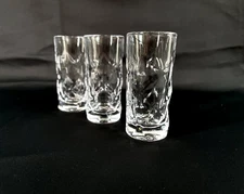 Tequila Vodka set of 6 Whiskey Cognac 1,7oz / 50ml Shot Glasses Bohemian Crystal