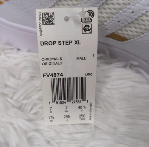 Adidas Women's Drop Step XL White Gold Metallic Shoes FV4874 Size 7.5 NEW - Picture 4 of 11