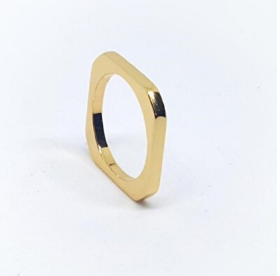Stackable Gold Ring  9Ct Gold Filled Classic Stackable Ring for Women B117