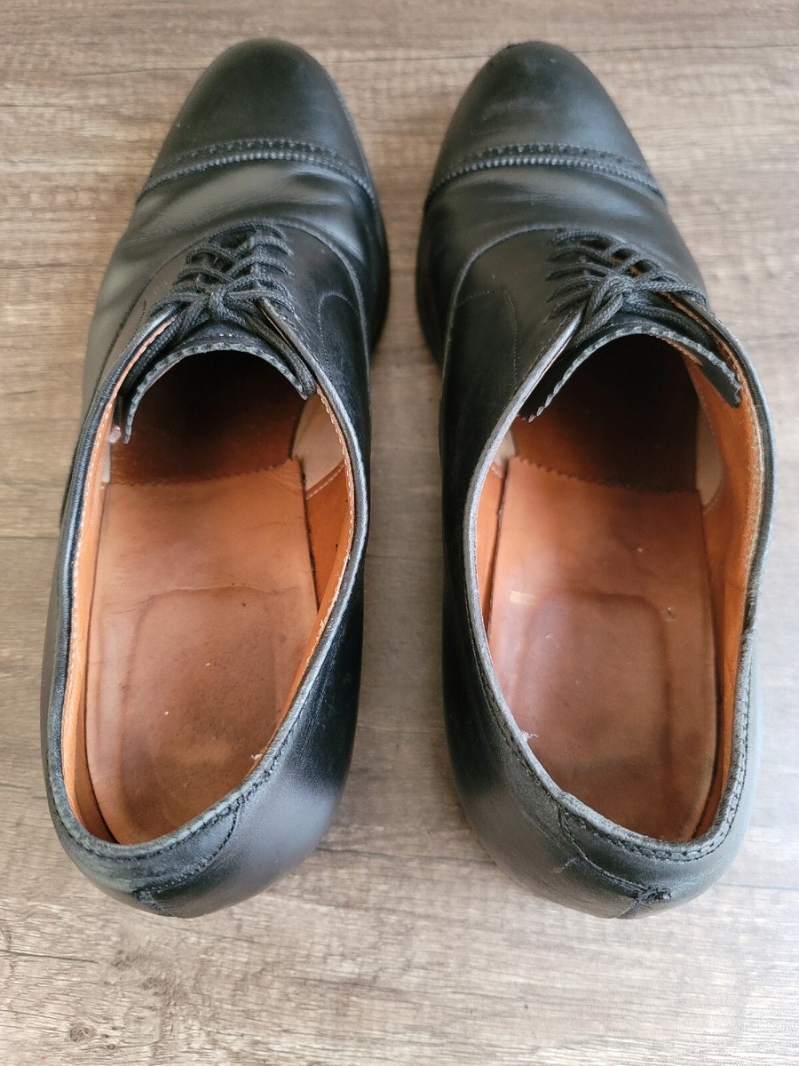 Alden x Brooks Brothers Black Leather Cap Toe Shoes Size Alden x Brooks Brothers Black Leather Cap Toe Shoes Size