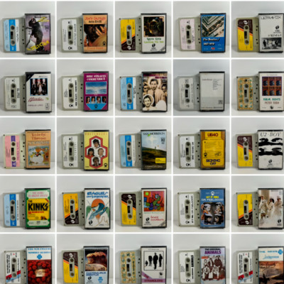 Vintage IMPORTED Cassette Tapes 60's 70's 80's 90's - Build a Bundle