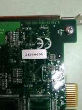 3ware 4-Port SATA RAID Controller Card 700-0141-03 FAB 500-0140-03 REV A