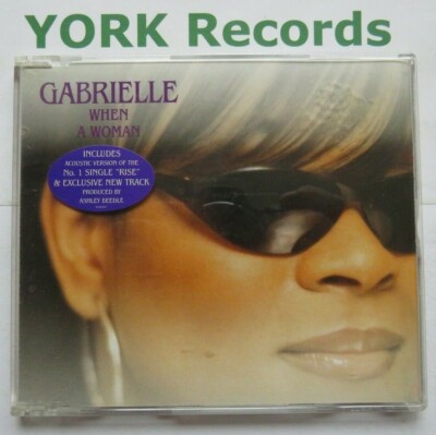 GABRIELLE - When A Woman - Excellent Condition CD Single Go Beat GOLCD27