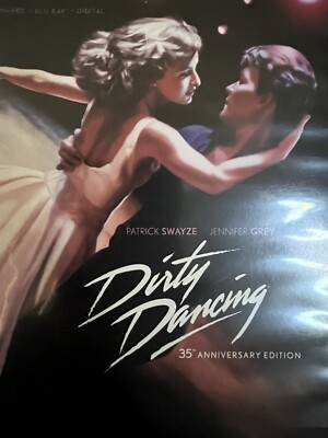 Dirty Dancing 35th Anniversary BLU RAY W SLIPCOVER Patrick Swayze Jennifer  Grey