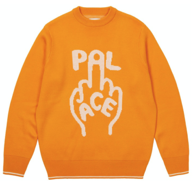 Palace finger up knit Palace Skateboards Finger Up Knit Sweater