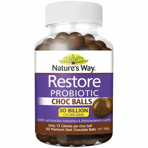 Nature's Way Restore 30 Billion Probiotic 50 Choc Balls ...