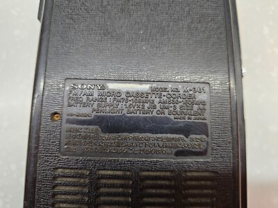 SONY M-301 Micro Cassette Corder | eBay