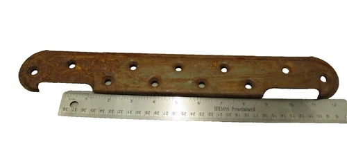 Vintage Cast Iron Sink Wall Mount Stamped Steel 10 1/2" Centers 14 3/4" Wide