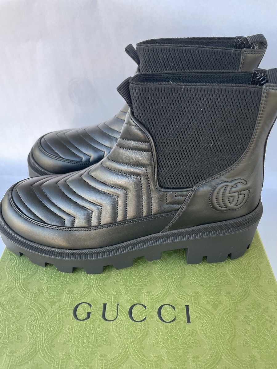 Gucci Matelassé Chelsea Boot - Quilted Black for sale online Gucci Matelassé Chelsea Boot - Quilted Black for sale online