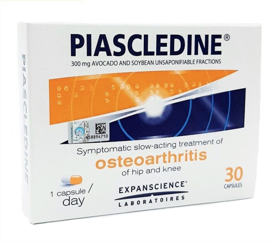3 X Piascledine 300mg Anti-rheumatic Osteoarthritis Joint-Pains 30 Capsules