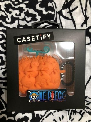 Casetify X One Piece Limited Gum Gum Fruit 3d Airpods Pro Case W Box Orange Ebay
