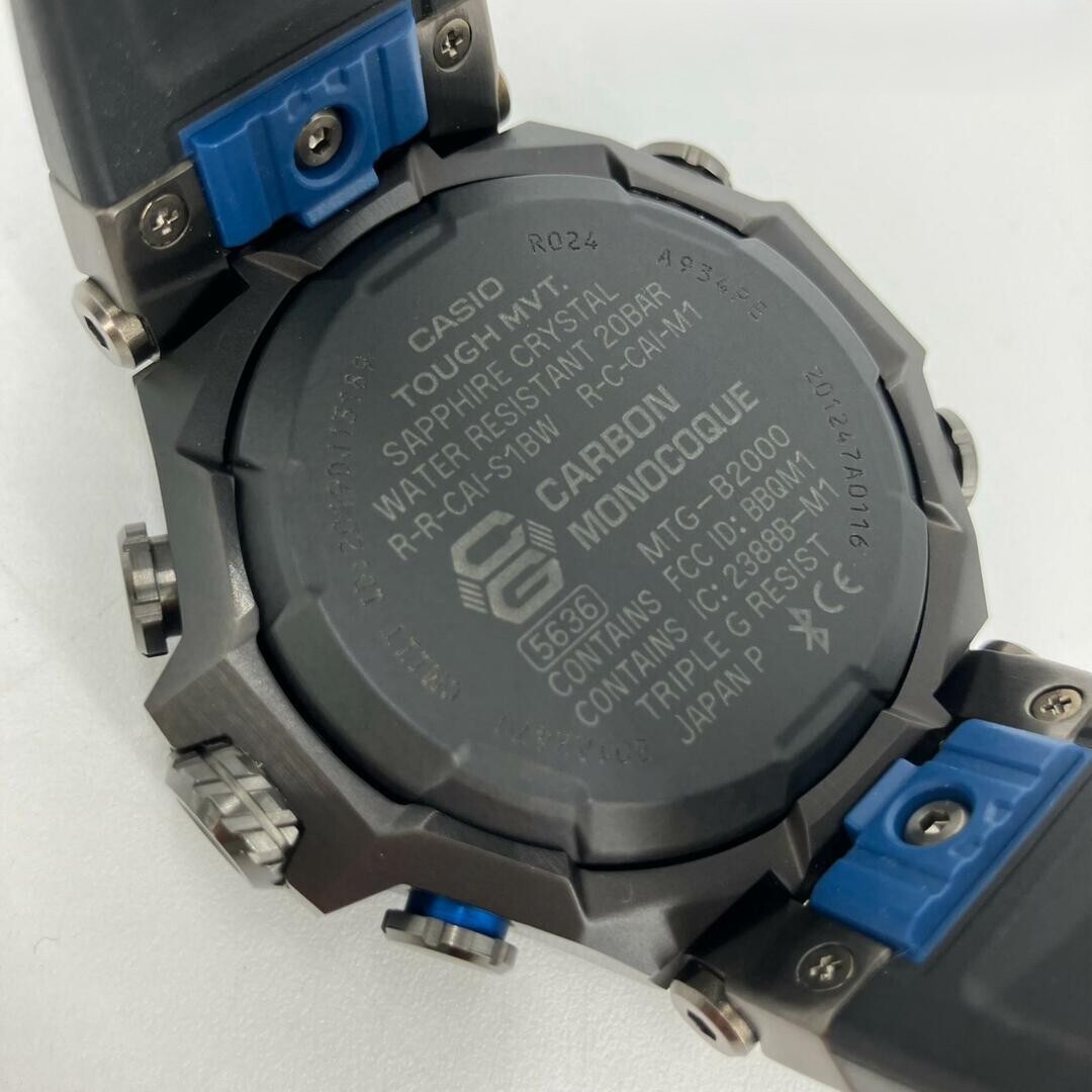 時計 G-SHOCK MTG-B2000-1A3JF Bluetooth MT-G - MTG-B2000 | CASIO
