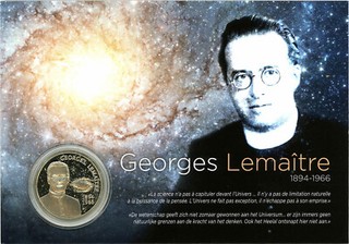 Belgien 5 Euro Münze 50. Todestag von Georges Lemaitre 2016