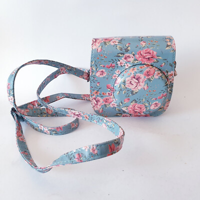 Kameratasche für instax mini 8 Tasche Blumen Blau