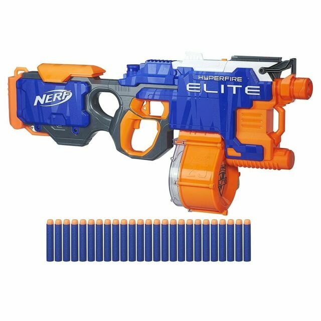 NERF N-Strike Elite HyperFire Blaster Dart Gun for Ages 8 MPN