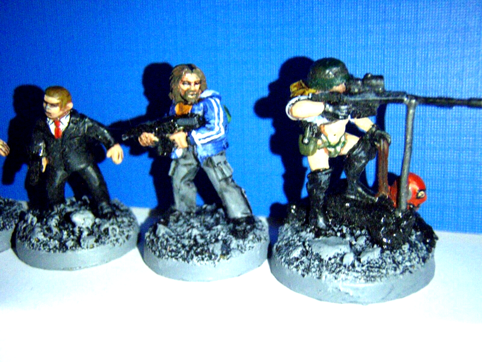 Pulp, 5 x Mini figures 36mm, science fiction, Metal. eBay